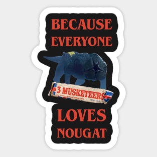 Nougat Love Sticker